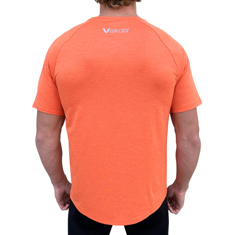Mens UV Performance Tech Tee- Fluro Orange