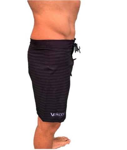 VAIKOBI PADDLE BOARD SHORTS - BLACK/GREY